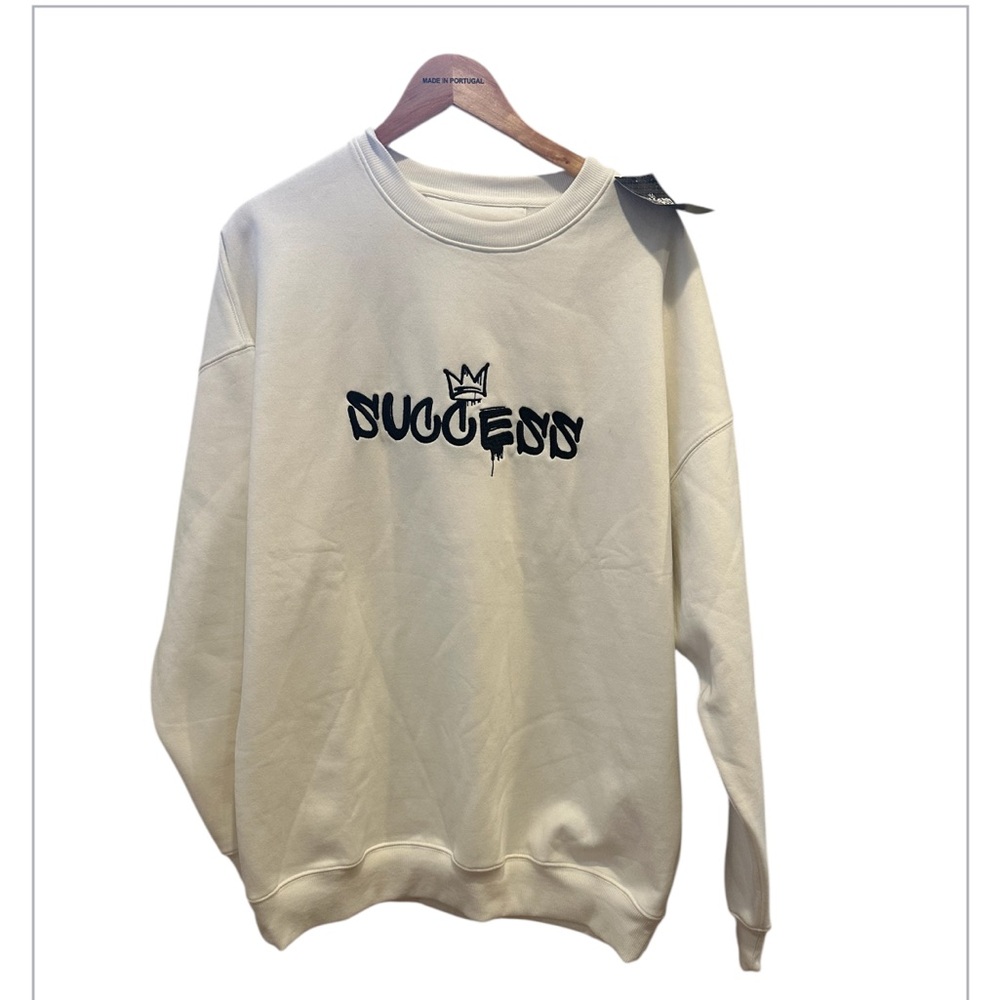 Success Cream Graphic Sweatshirt